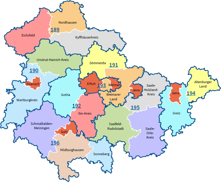 Bundestagswahlkreise