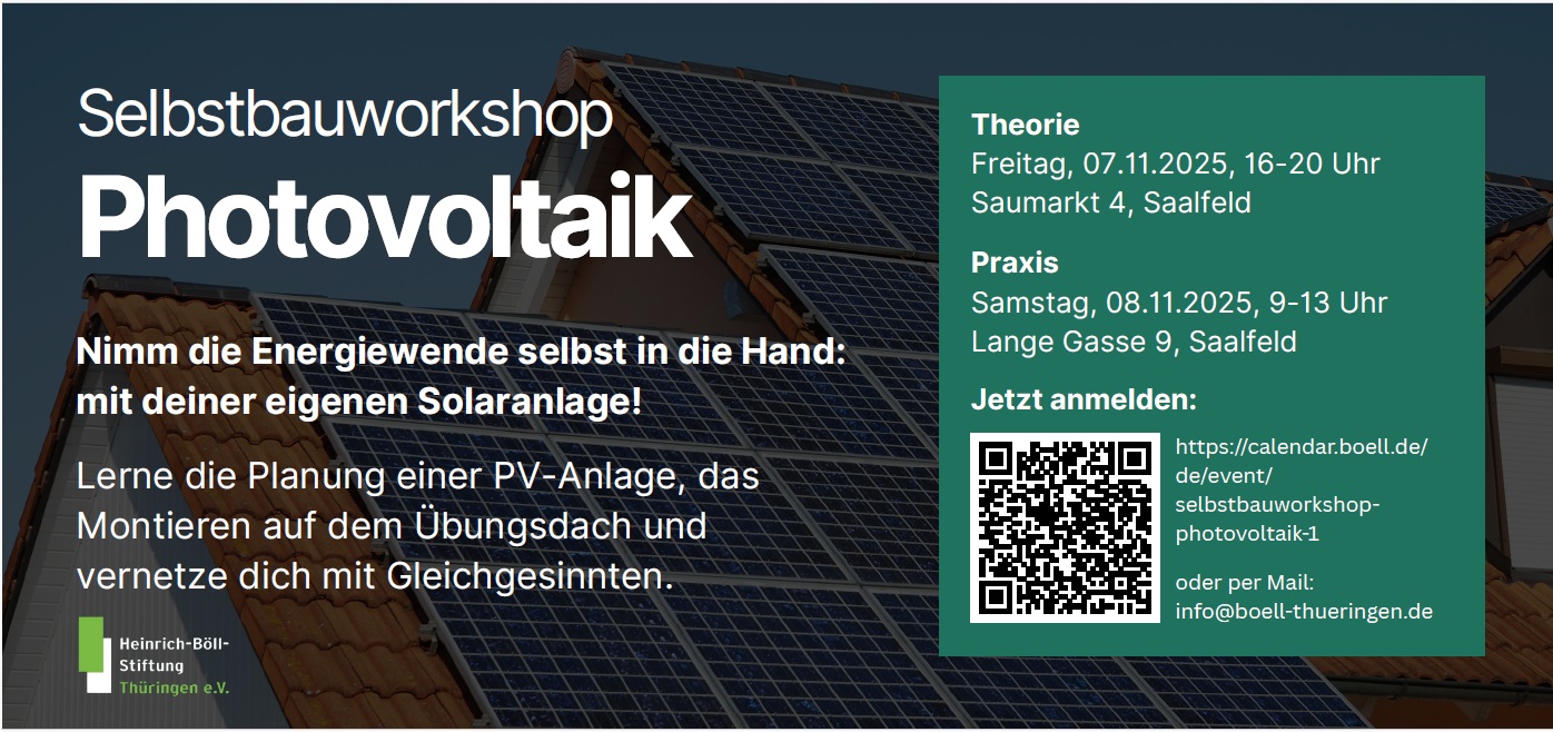Selbstbauworkshop Photovoltaik