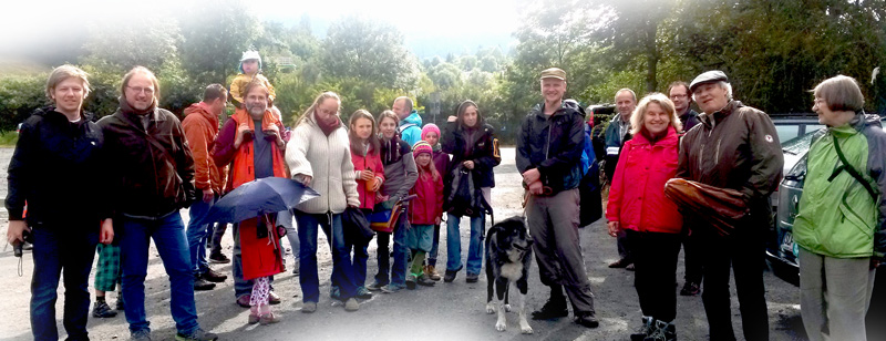 Auf zur Bohlenwand-Wanderung 2014